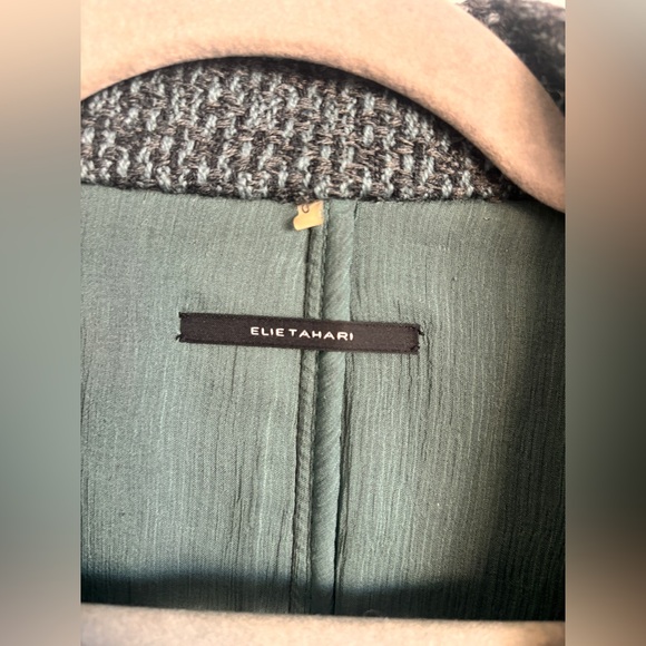 Women's Blue Tweed Jacket - Picture 4 of 4